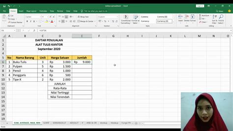 Spreadsheet Aplikasi Pengolah Angka YouTube