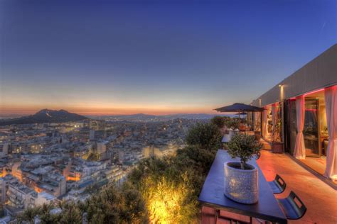 Penthouse 21 Rooftop Pool Bar Restaurant President Hotel Athens