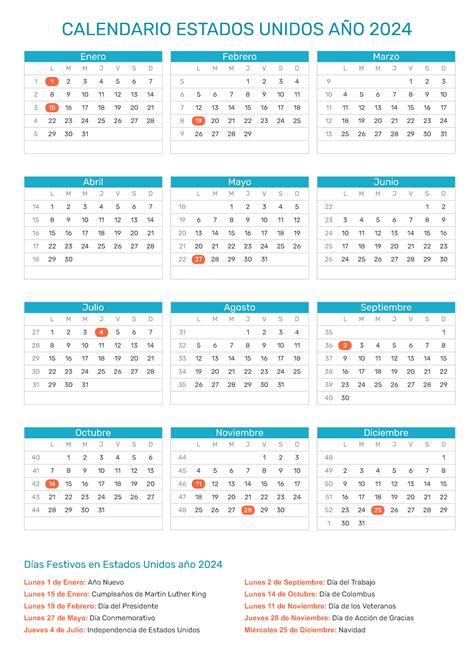 Calendario De Usa 2024 Printable Free Calendar Printable