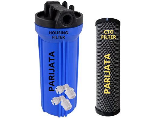 Parijata Blue Housing Filter Inch With Black Cto Filter For Ltr