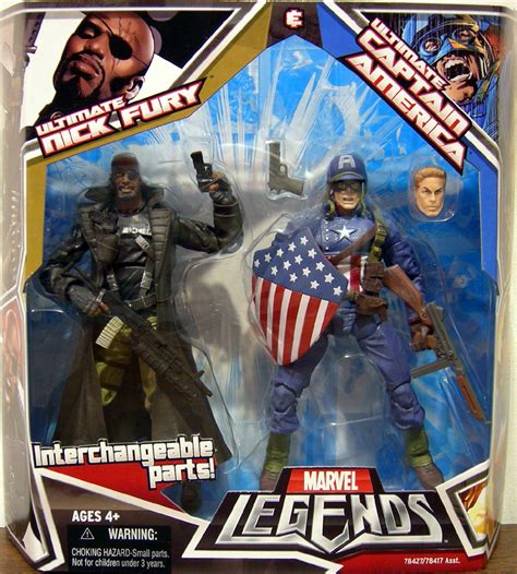 Ultimate Nick Fury Captain America Marvel Legends Action Figures