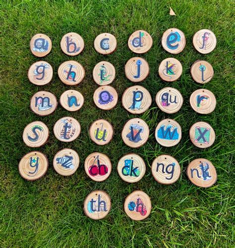 Little Wandle Letters And Sounds Log Slices Phonics Set Etsy