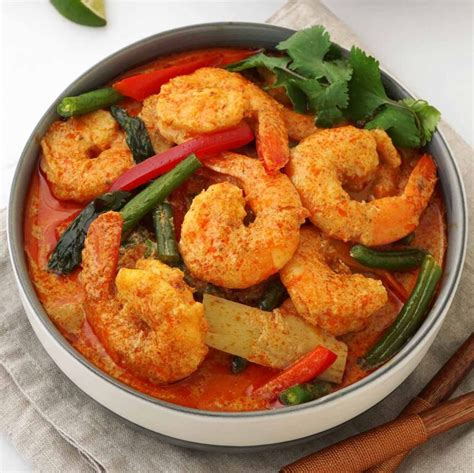 Thai Red Prawn Curry Khins Kitchen