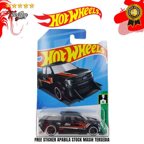 Jual Hot Wheels Ford F150 Lightning Custom Pickup Hitam Green Speed Shopee Indonesia