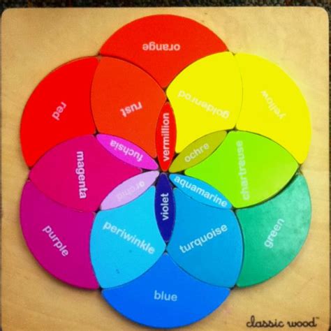 Fuchsia Color Wheel