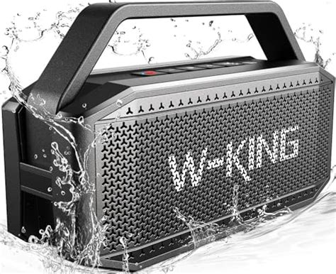 W KING Bluetooth Speaker 60W Peak 30W RMS Portable Wireless Loud