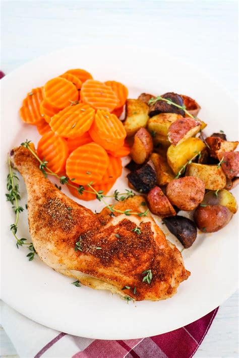 The Easiest Baked Chicken Quarters Delightful E Made