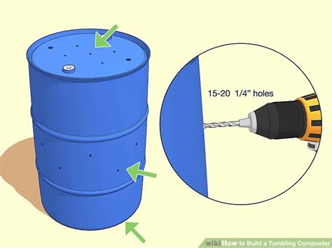 3 Ways To Build A Tumbling Composter Wikihow