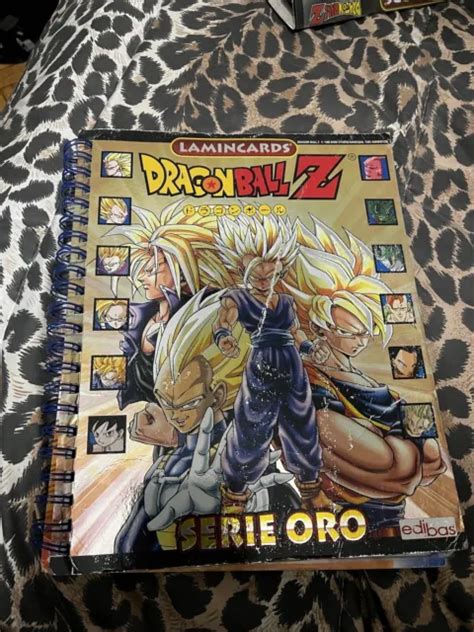 Dragon Ball Z Serie Oro Album Lamincards Completo Carte Edicola