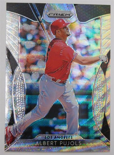 Albert Pujols Panini Prizm Wave Prizm No Baseball Card