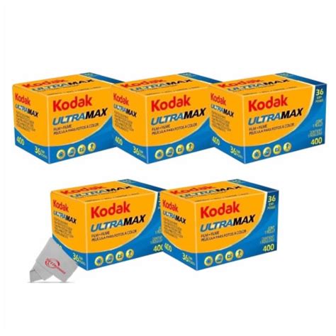 Kodak Ultramax 400 35mm Film Color Negative Film 5 Rolls 180