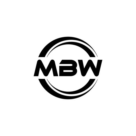 MBW Letter Logo Design In Illustration Vector Logo Calligraphy