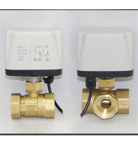 23 Way Motorized Ball Valve Ac220v Dc1224v Electric Ball Valve Three Wire Two Way Control Dn15