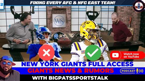 Ny Giants Pff Has Huge Plan To Fix The Ny Giants For Giants Could