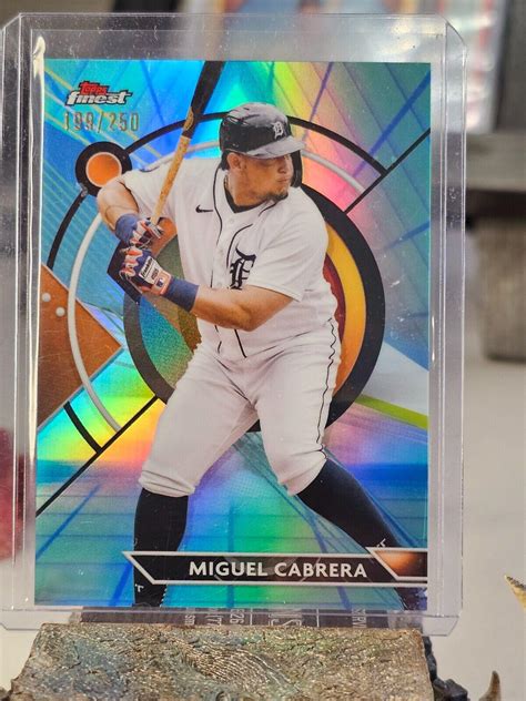 Miguel Cabrera Blue Aqua Vapor 15 Prices 2023 Topps Finest