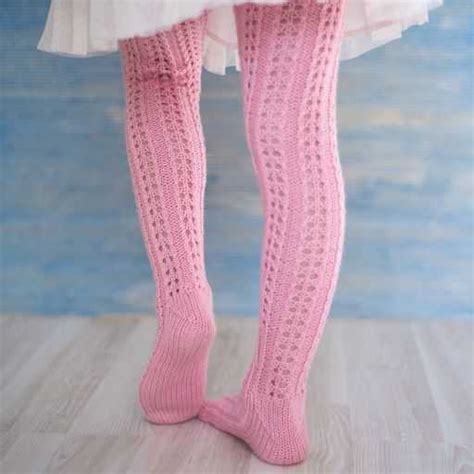АЖУРНЫЕ КОЛГОТКИ - Мастер-классы по вязанию KNITTEDBIRD