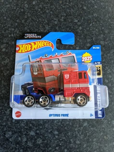 Hot Wheels Hyw Hw Screen Time Transformers Optimus Prime Picclick Uk