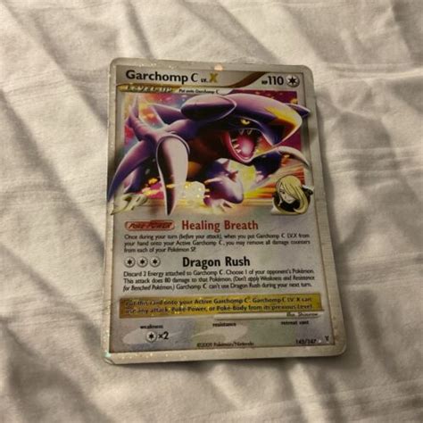 Pokemon Garchomp C Lv X Holo Platinum Supreme Victors Ebay