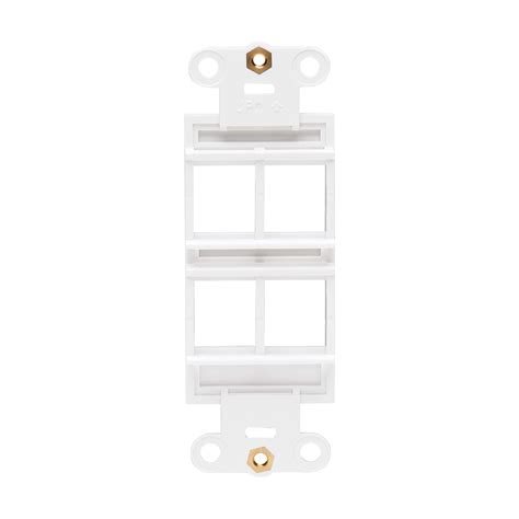 Insert For Decora Style Faceplate 4 Port Eaton