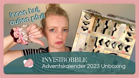 Invisibobble Adventskalender Unboxing Review Top Oder Flop