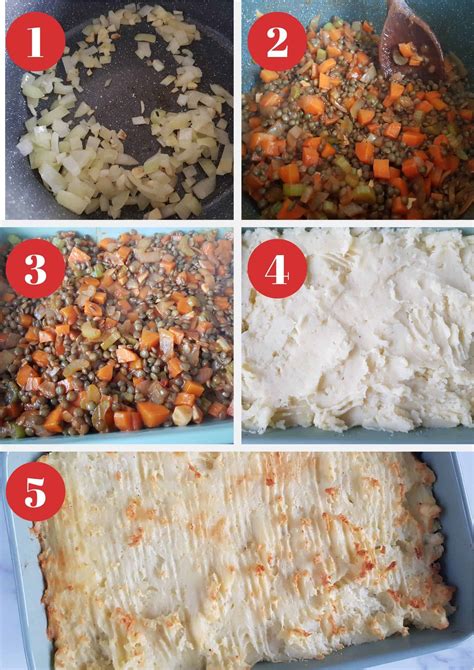 Vegetarian cottage pie with lentils - Hint of Healthy