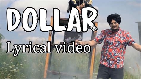 Sidhu Moose Wala Dollar Lyrical Video Byg Byrd Dakuaan Da Munda