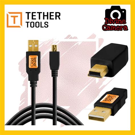 Tether Tools Tetherpro Usb Type A To Pin Mini Usb Cable Shopee