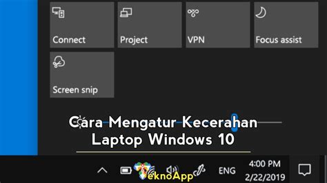 Gelap Inilah Cara Mengatur Kecerahan Laptop Windows Teknoapps