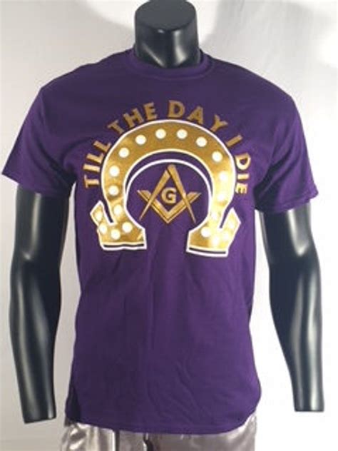 Omega Psi Phi Till The Day I Die Masonic T Shirt Long Sleeve T Shirt Or Hoodie Etsy