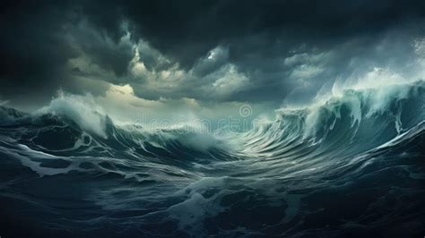 Abyss Deep Ocean Background Stock Illustration - Illustration of water ...