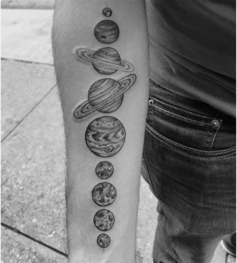 50 Best Planet Tattoos For Men 2024 Space Galaxy Universe