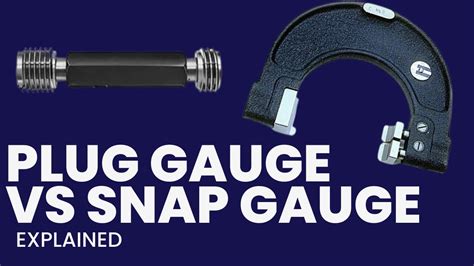 Plain Plug Gauge Snap Gauge Youtube