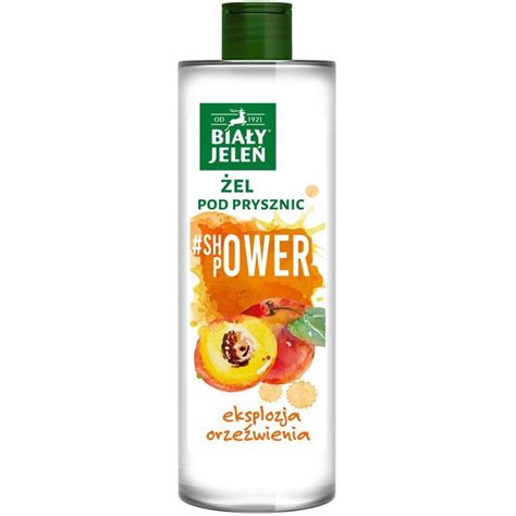 Biały Jeleń żel pod prysznic Shower Power 400ml Brzoskwinia