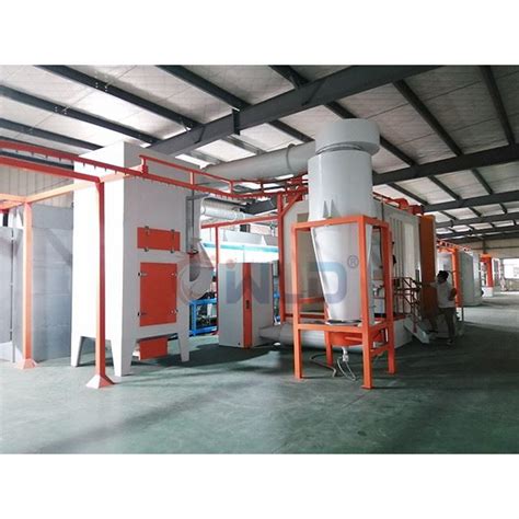 Wld Automatic Electrostatic Powder Spray Coating Lines For Metal