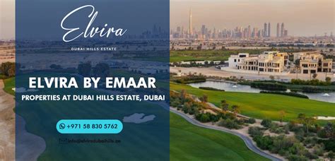 Elvira By Emaar Properties At Dubai Hills Estate Dubai UAE 2023