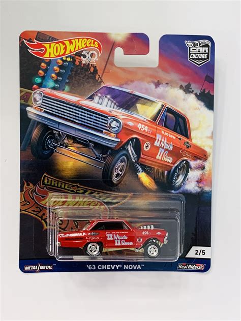 Hot Wheels Drag Strip Demons 63 Chevy Nova