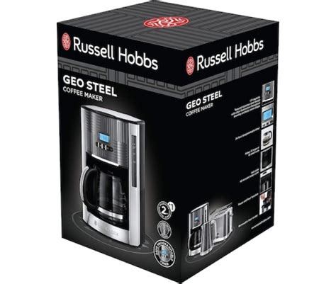 Cafetiera Russell Hobbs Geo Steel 25270 56 1000 W 15 L Timer Lcd