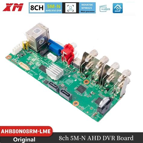 XM 6 In 1 H 265 8ch 5MP N AHD DVR Board Surveillance Security Cctv