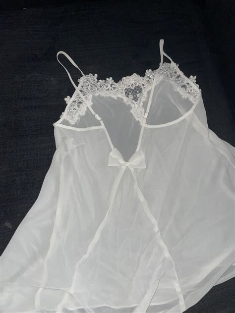 Women Sexy Sleepwear Lingerie Lace Nightwear Babydoll Dress Size S EBay