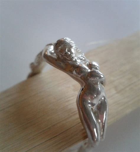 Naked Woman Ring I Sterling Silver Free Shipping By PappDesign