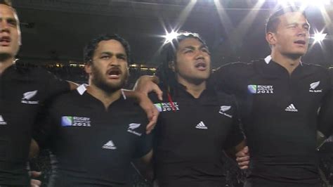 ANTHEM New Zealand Pumped Up Before RWC Final YouTube