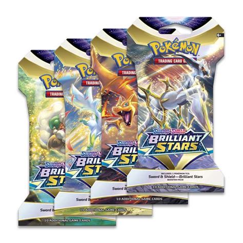 Pok Mon Tcg Sword Shield Brilliant Stars Sleeved Booster Pack