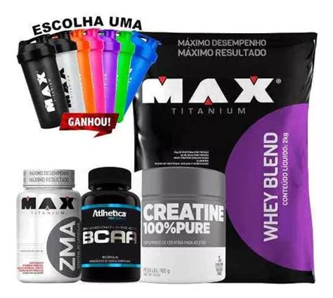 Suplemento en polvo Max Titanium Blend De Proteína Whey 2k Zma Bcaa