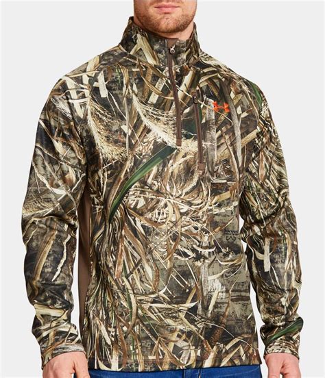 Mens Ua Camo Performance ¼ Zip Under Armour Us Hunting Clothes Under Armour Armour