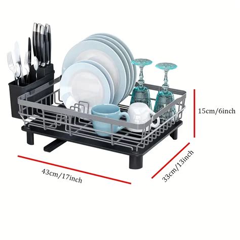 Dish Drying Rack 1 2 Tier Dish Racks For Countertop Temu