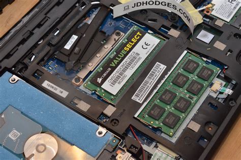 Closeup Of 16GB Of Memory Installed In Acer Aspire One AO756 J D Hodges