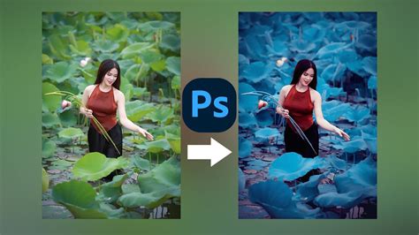 Photoshop Tutorial Cinematic Soft Blue Color Grading Effect Mister