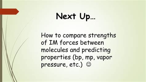 Chem 2 Intermolecular Forces And Phases Of Matter Ii Ppt