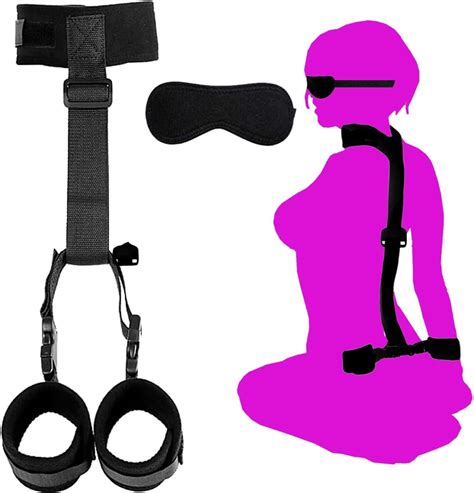 Sexy Fuzzy Handcuffs For Adults Couples For Bed Sex Tie Downs Straps Bondaged Kit