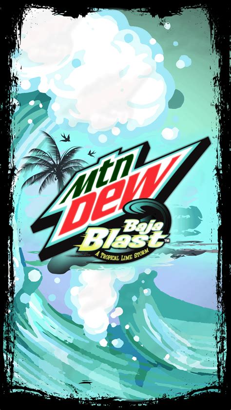 Mountain Dew Baja Blast Wallpaper